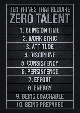 Zero Talent Required