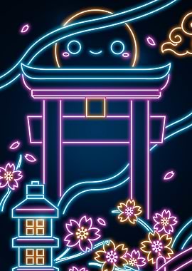 Retro Kawaii Landscape 1