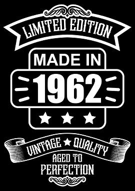 Made in 1962 Vintage