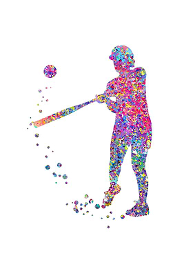 Girl baseball softball