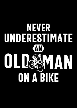 old man on a bike