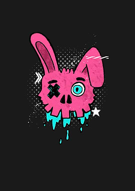 Street Style Bunny Skull