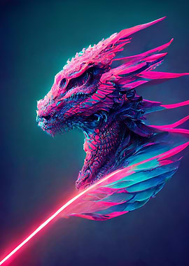 Synthwave Dragon