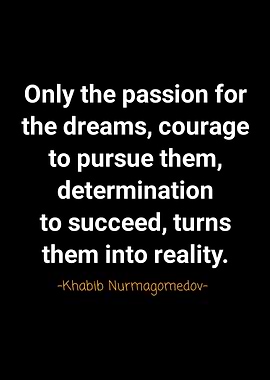 Khabib Nurmagomedov quotes