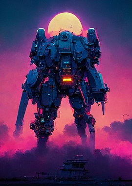 Synthwave Mecha