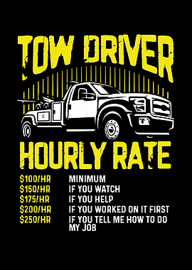 Tow driver hourly rate