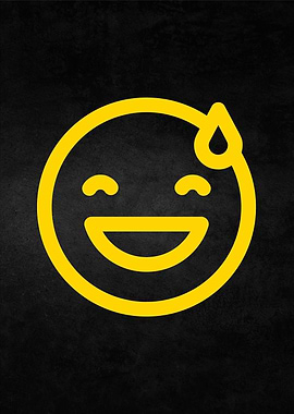 Grinning Face with Sweat