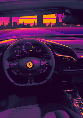 SF90 Spider Interior