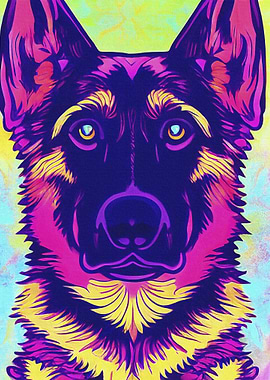 German Shepherd Dogs Dog W