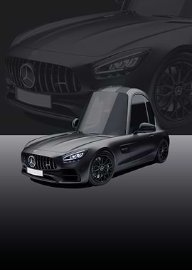 Mercedes AMG GT black