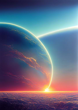 Alien sunset