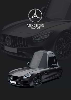 Mercedes AMG GT black