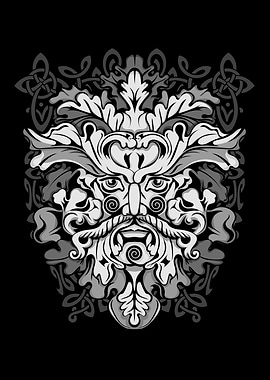 Green Man Celtic Pagan God