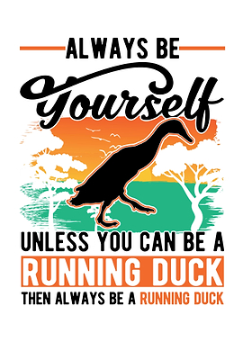 Runner Duck Running Duck