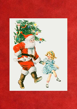 Santa with a Girl