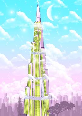 burj khalifa aesthetic