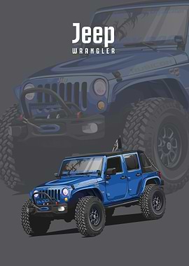 jeep wrangler blue