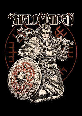 Nordic Viking Shieldmaiden
