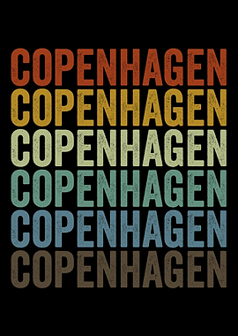 Copenhagen Denmark Retro