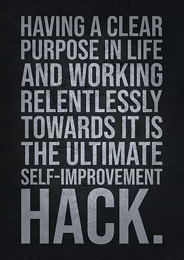Self Improvement Hack