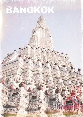 Vintage Bankok Poster