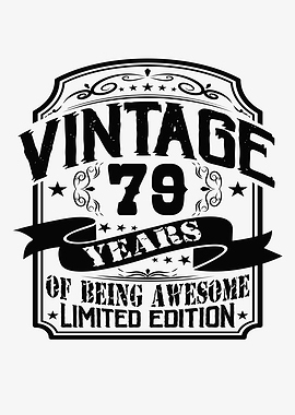 Vintage 78 Years Of Being