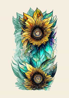 Sunflower Painting