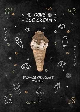 Brownie Chocolate Vanilla