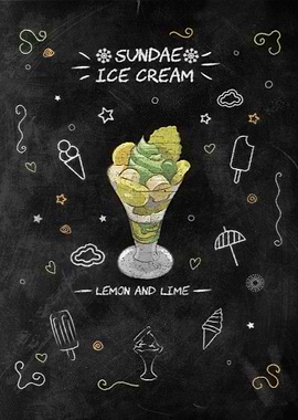 Lemon And Lime Ice Cream
