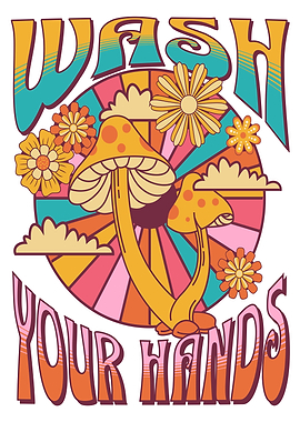 WASH YOUR HANDS RETRO