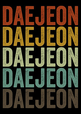 Daejeon South Korea Retro