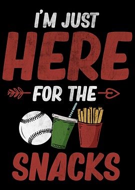 Baseball Snack Food Humor