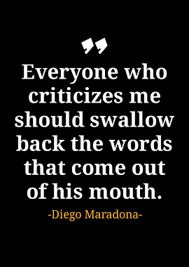 Diego Maradona quotes