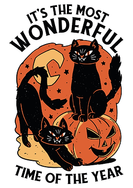 Halloween black Cats