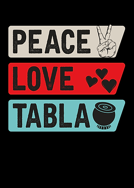 Peace Love Tabla Music