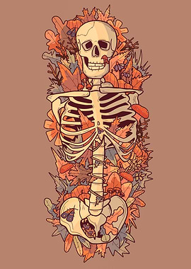 Autumn skeleton
