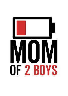 Low Battery Mom Of 2 Boys