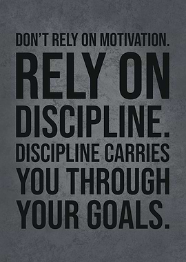 Discipline vs Motivation
