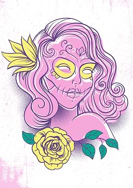 Flower Portrait Headshot