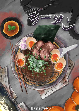 Halloween special ramen