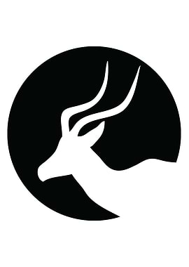 Gazelle silhouette