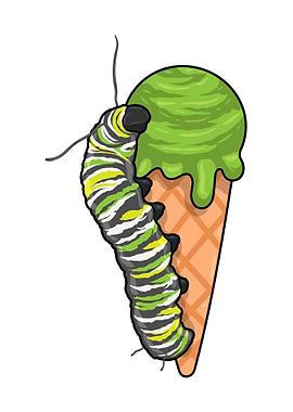 Caterpillar Ice cream