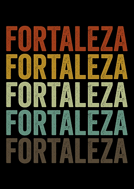 Fortaleza Brazil Retro