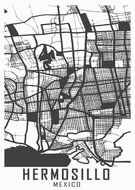 Hermosillo Mexico City Map