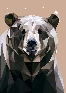animal portrait brown bear