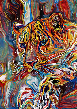 Abstract Leopard