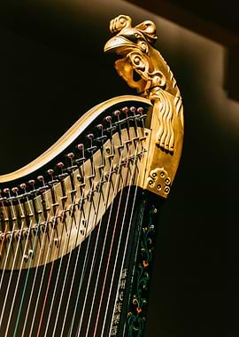 Gold harp