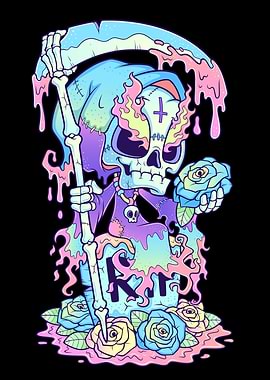 Grim Reaper Pastel Goth