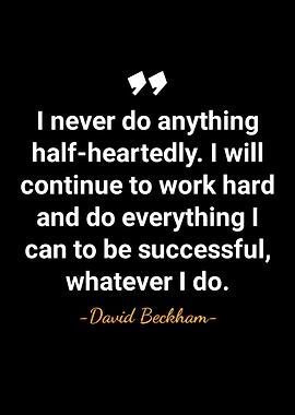 David Beckham quotes