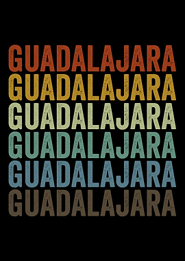 Guadalajara Mexico Retro